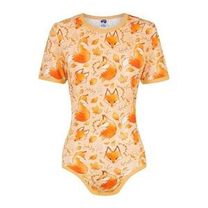 New XS ODU Autumn Fox Bodysuit, Fall fox